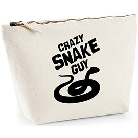 Hippowarehouse Crazy snake guy printed make up cosmetic wash bag 18x19x9cm