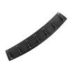 3 Pcs Chassis Deflector Universal Black Rear Lip Shark Fin