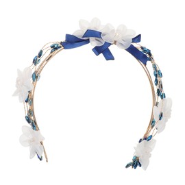 minkissy Bridal Leaf Hair Accessory Elegant Handmade Clay Headpiece for Wedding Adaptable Design for Various Hairstyles Lightweight and Sophisticated Bridal Flower Vine Decor