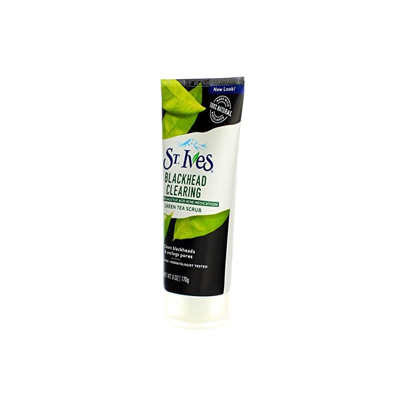 St. Ives Blackhead Clearing Face Scrub Green Tea 6 oz(Pack