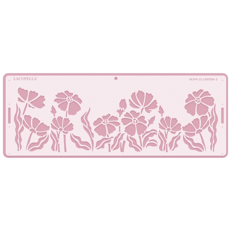 Lacupella - Plantilla de pastel de borde largo, 10 x