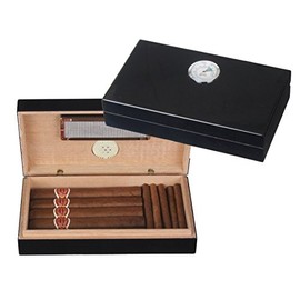 Lifestyle-Ambiente Mini Humidor Piano Lacquer Black
