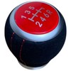 YESprime External Shift Knob 6-Speed MT Head Subaru Suede Car