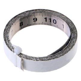 Scicalife Selbstklebendes Maßband, Maßband aus Stahl, 1 m, selbstklebend, Maßstab zum Nähen und Messen von Karpinterie (links und rechts)