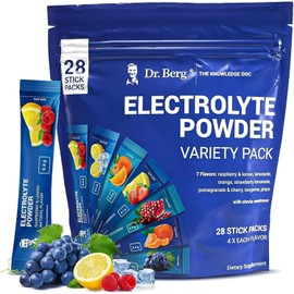 Unbranded Dr. Berg Sugar Free Electrolyte Powder Variety Pack – 28 Keto Hydration Packets