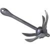 Smart Choice Marine 18 lb Galvanized Folding Grapnel Anchor for