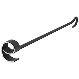 BBQ Fans Number 9 Branding Iron for Steak, Buns, Wood & Leather | Includes Redwood Plank