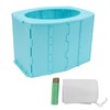 Kids Portable Toilet Portable Foldable Easy Cleaning ABS Potty Training