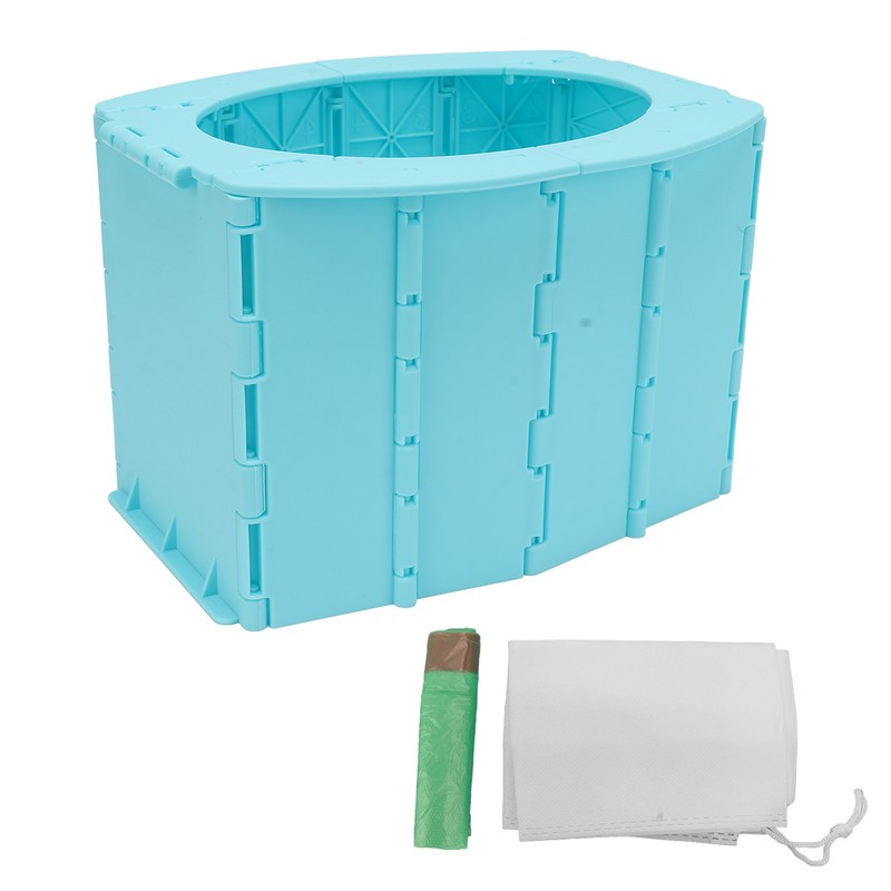 Kids Portable Toilet Portable Foldable Easy Cleaning ABS Potty Training