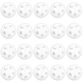 YUXIANLB 20 Pcs Rattle Balls Inserts Rattle Box Repair Doll Noise Maker Insert Rattle Toy for Baby Animal Puppy Doll Baby Pet Toy (24 mm)