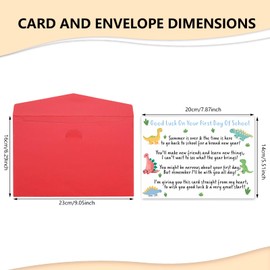 Dorm Room Essentials First Day of School Cards for Kids Back to School Gifts for Students 1st Day of School Card for Teen Girls Boys Kindergarten Preschool End of Year Christmas Stocking Stuffer