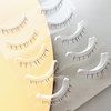 Musegetes Lower Eyelashes False Eyelashes Transparent Axis False Eyelashes Natural