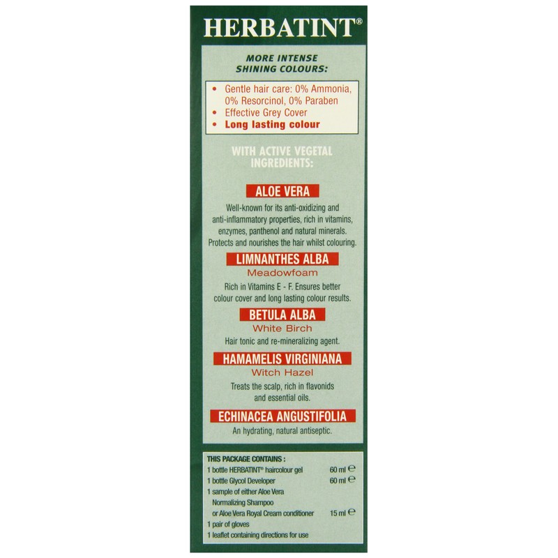 Herbatint 5R Light Copper Chestnut Permanent Herbal Hair Colour Gel