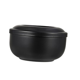 FOMIYES Men's Shaving Soap Bowl Lid Stainless Steel Bubble Bowl for Barber Shops Salons