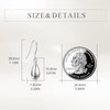 Teardrop Earrings for Women Sterling Silver Teardrop Dangle Drop Earrings,
