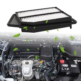 Engine Air Filter Compatible with Honda Accord (2013-2017) Not for Hybrid Engine and 3.5 Liter, Acura TLX (2015-2017),Replace# CA11476