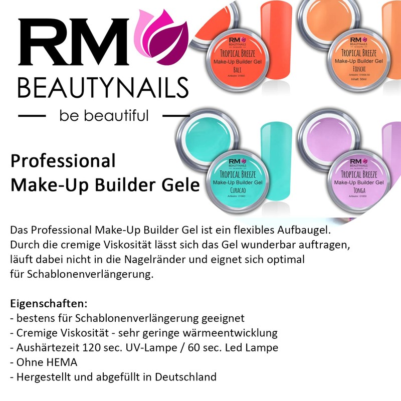 UV Gel Make-Up Builder LED Gel Neon Purple Hema Free
