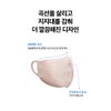 모델로 피부과 전문의 개발 숨쉬기 편한 99.9% 자외선차단 마스크 얼굴