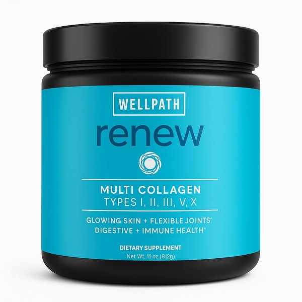 WellPath Renew Multi Collagen Protein Powder for Women | Hair,