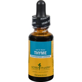 Herb Pharm Herb Pharm Certified Organic Thyme Liquid Extract for Respiratory System Support - 1 Ounce (DTHYME01)