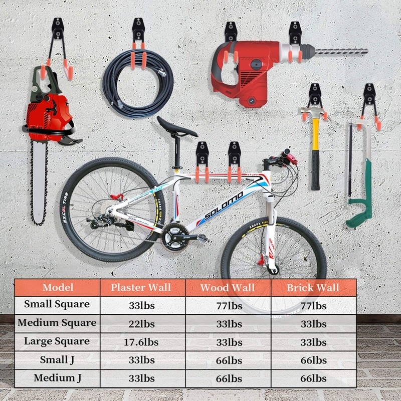 REMIAWY Garage Hooks Heavy Duty 14 Pack, Steel Garage Storage