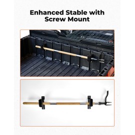 KEMIMOTO UTV Tool Rack, Screw Mount UTV Tool Holder Shovel Bow Rack for Side by Side Snowmobile Garage Wall Compatible with Can Am Defender Polaris General Ranger Pioneer CFmoto Uforce