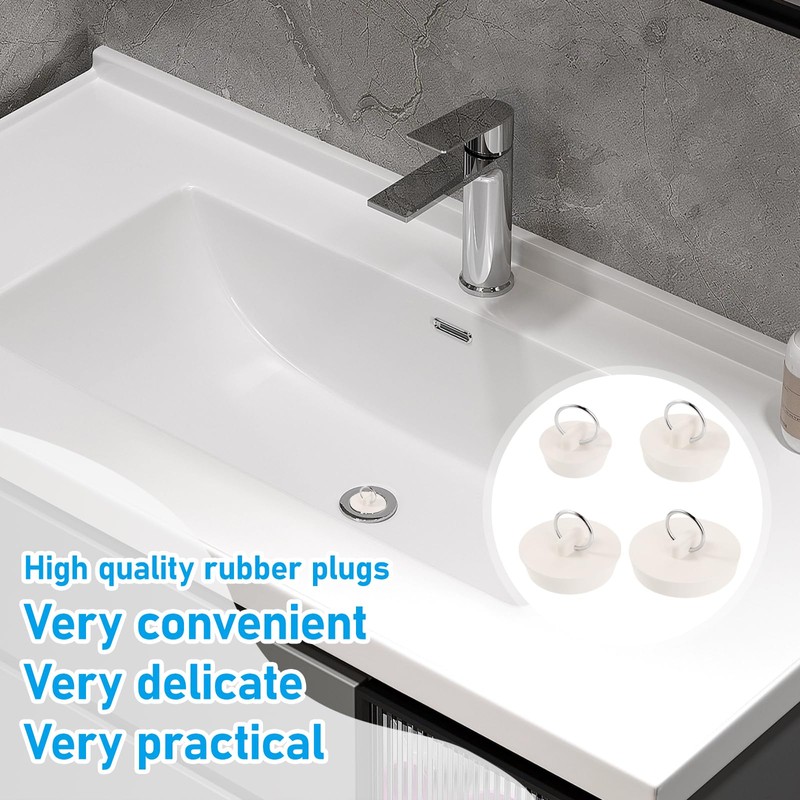 4 Pcs Bath Plug, Sink Plug Replacement, Sink Plug, Bathroom