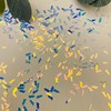 E-ASUM 2000PCS 7mm Lightning Confetti, 1.76oz/ 50g Silver Chunky Glitter