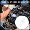 INFINAUTO Plastic Hose Barb, 3/16" Hose M5 Male Thread Adapter