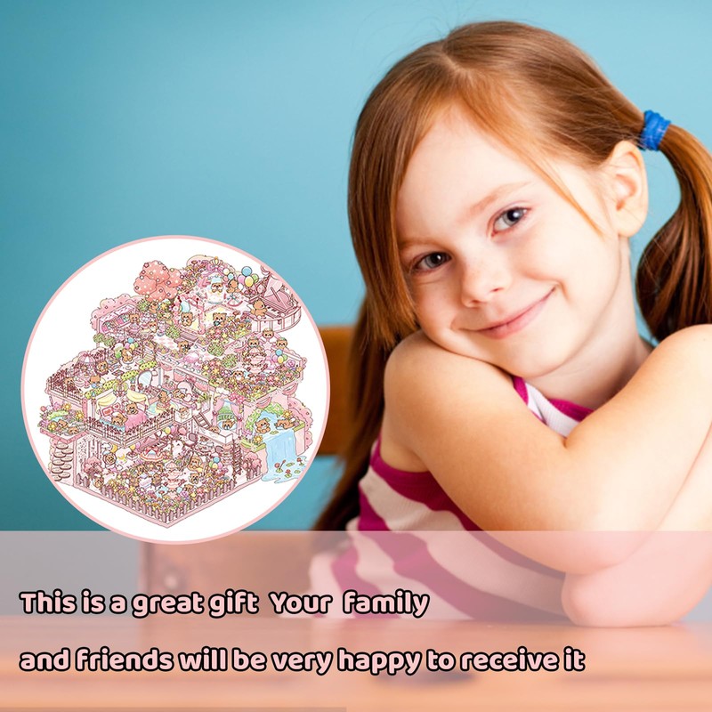 3 Set Sticker Scenes, Sticker Therapy, Scene Stickers Cute Cartoon