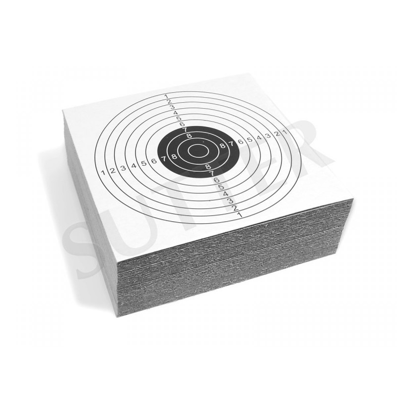 SUTTER Targets T1 14 x 14 cm Pack of 100