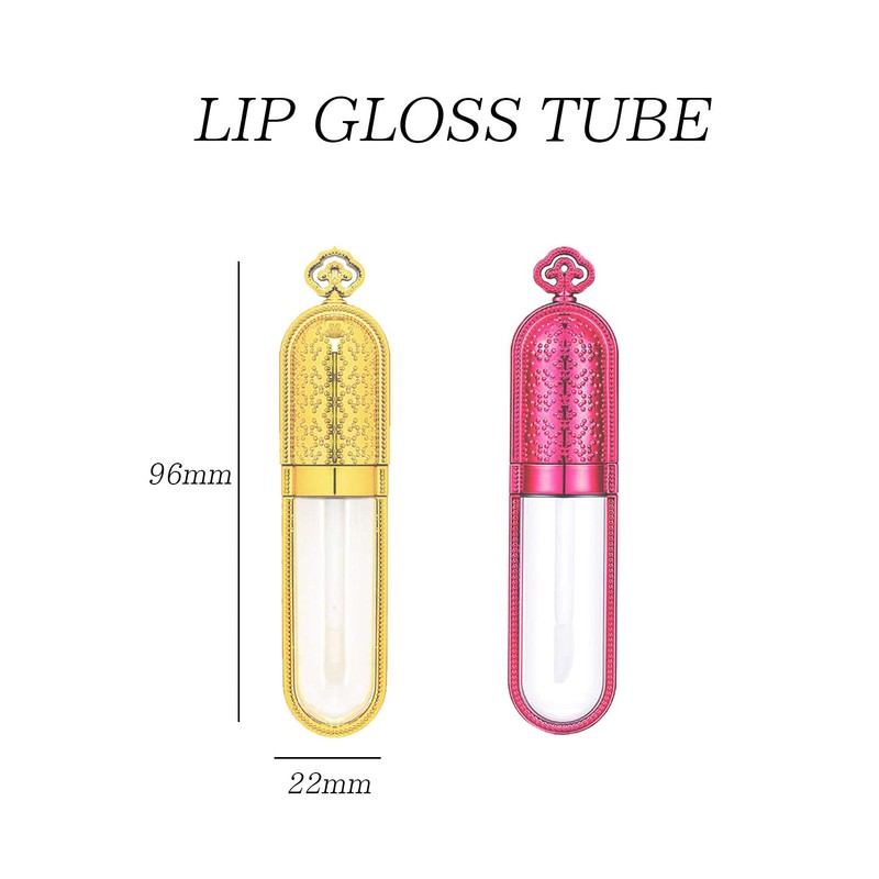 24 unidades vacías de 5 ml de tubo de brillo