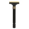 Double Edge Safety Trimmer Reusable Slip Resistant Metal Men Safety