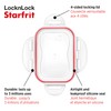 Starfrit LocknLock Easy Match Plastic Container - 29oz/850ml - Airtight,