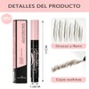 2 Pcs Lapiz De Cejas, Lapiz para Cejas Efecto Microblading,