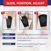 Doctor Developed Thigh Compression Sleeve for Women and Men, Breathable