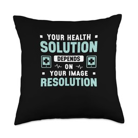 Funny Telemedicine Health Solution For A Telehealth Provider Throw Pillow