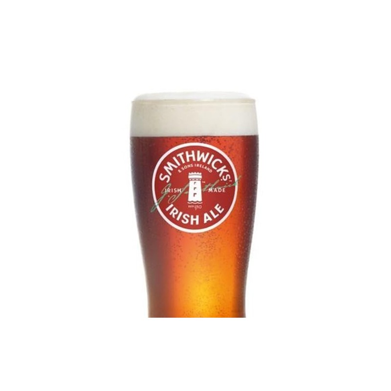 Smithwick's Irish Red Ale Signature Pub Glass Imperial 16 Ounce