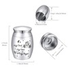 CREATCABIN Small Keepsake Urn for Dad, Mini Urns for Cremation,