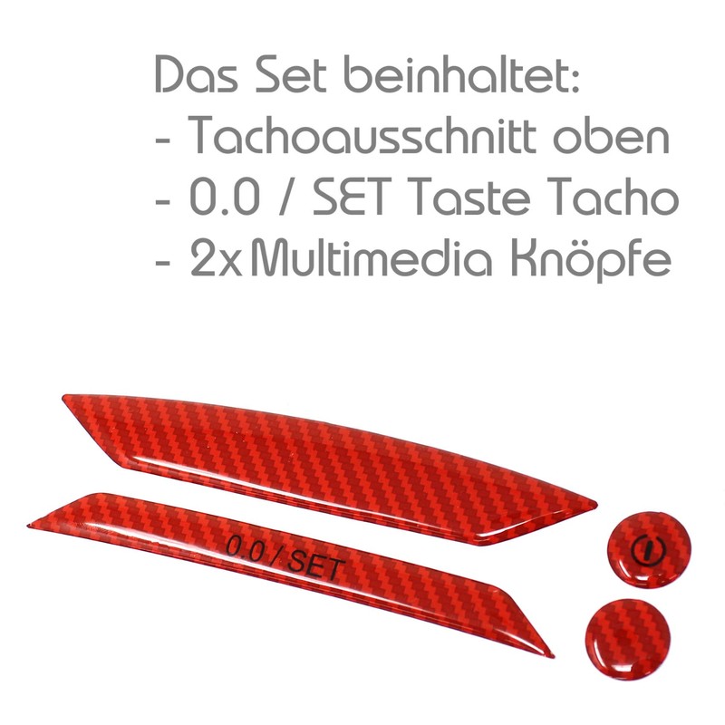 Gel stickers for speedometer / electronic instrument cluster for multimedia