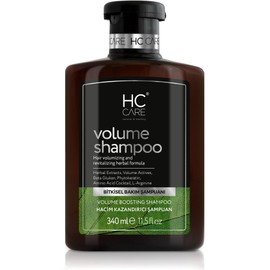 HC Care Herbal Volume Shampoo for Thin Hair 11.5 fl oz - Hair Strengthening Anti Frizz Daily Shampoo - Hydrating Hair Care for Damaged Hair - Growth and Volumize Color Treated Hair