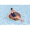 Bestway 36118 3/4" Diameter Donut Swim Ring for Adults (Brown)