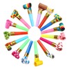 WUSJCOF Pack of 15 Party Flutes Blower Party Whistle Noise-Maker