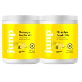 JUNP Electrolytes Powder No Sugar No Carbs – Fresh Squeezed Lemonade Drink Mix - Potassium & Salt Electrolyte Hydration Powder Zero Calorie Sugar Free Electrolyte Powder, Keto Friendly, 180 Servings