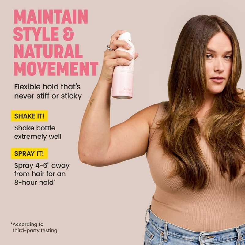 Drybar Seltzer Spritz Flexible Hold Hairspray -Travel