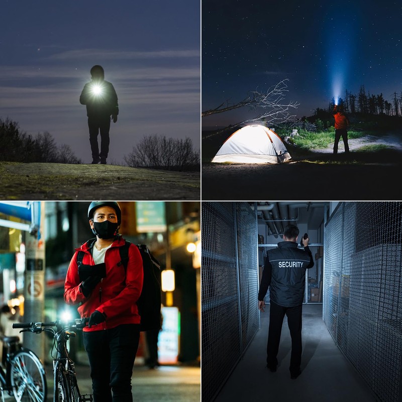 APLOS F01 LED Flashlights Rechargeable - 1200 Lumens Bright Flashlight,