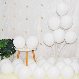BAOKUANHU 400 Pack White Balloons, 5 Inch White Latex Balloons Helium Balloons Party Decorations Supplies