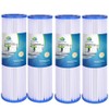 CFS – 4 Pack Pleated Polyester Water Filter Cartridges Compatible