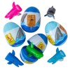 Fun Express 4" Shark Finger Puppet-Filled Jumbo Easter Eggs -