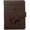Porta Pasaporte con Bloqueo RFID, Funda para Pasaporte y Visa
